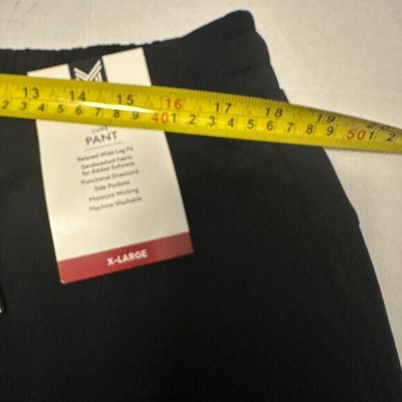 NWT Men's Relaxed Wide Leg Luxe Pants w/ Elastic Waistband Drawstring/Pocket XL - Picture 4 of 9